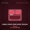 Genuine Mobis PANEL COMPL-REAR DOOR TRIM,RH 833022B140J9 for Santa Fe 2006 HNS Parts Korea