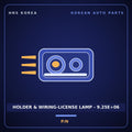 Genuine Mobis HOLDER & WIRING-LICENSE LAMP - 9.25E+06  for ST1 2023 HNS Parts Korea