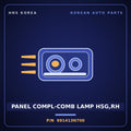 Genuine Mobis PANEL COMPL-COMB LAMP HSG,RH 691413N700 for Equus 2013 HNS Parts Korea
