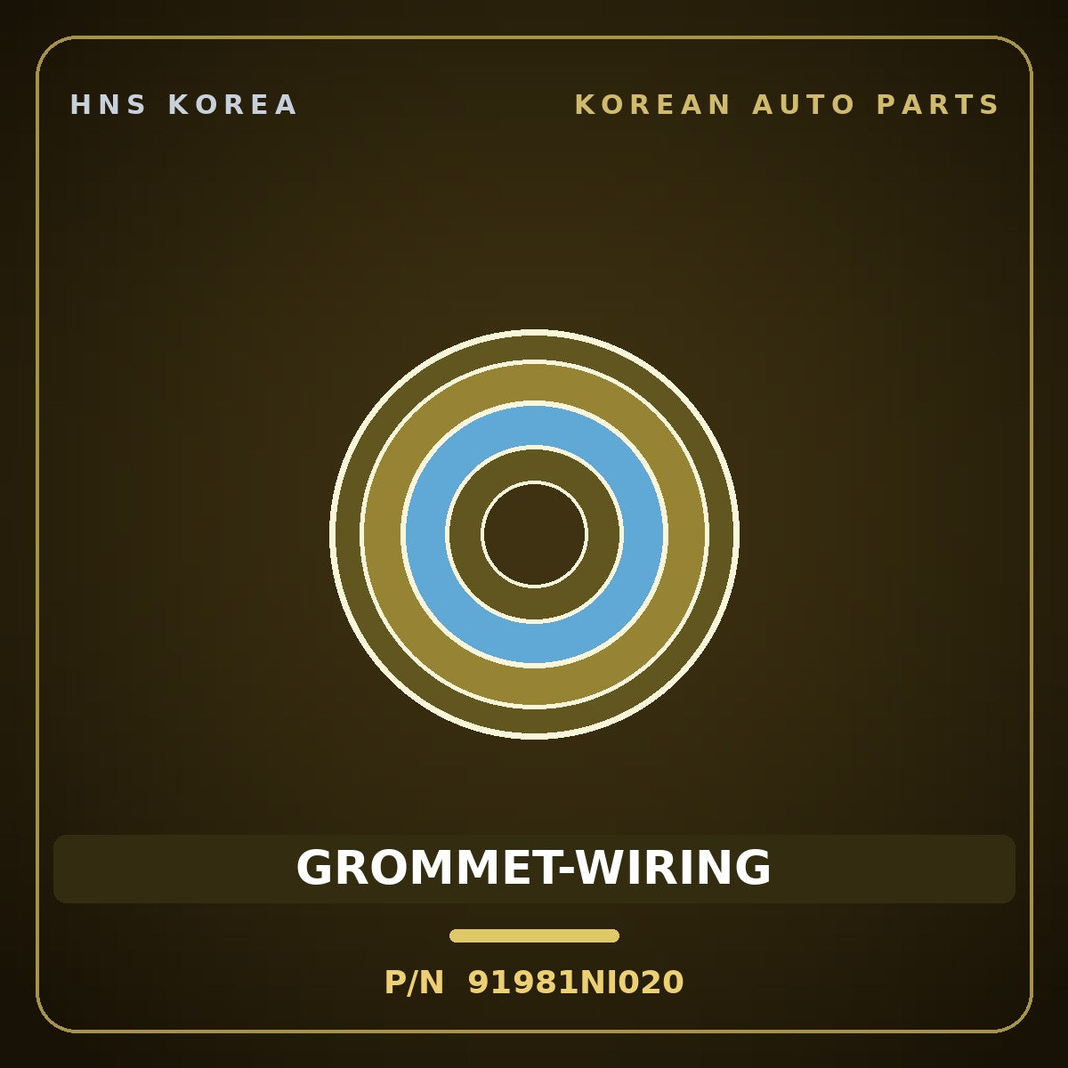 Genuine Mobis GROMMET-WIRING 91981NI020 for Ioniq 5 2024 HNS Parts Korea
