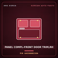 Genuine Mobis PANEL COMPL-FRONT DOOR TRIM,RH AA33668210A for Retona 1999 HNS Parts Korea