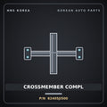 Genuine Mobis CROSSMEMBER COMPL 62405JI500 for G80 2021 HNS Parts Korea