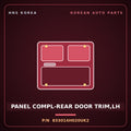 Genuine Mobis PANEL COMPL-REAR DOOR TRIM,LH 833014H020UK2 for Grand Starex 2015 HNS Parts Korea