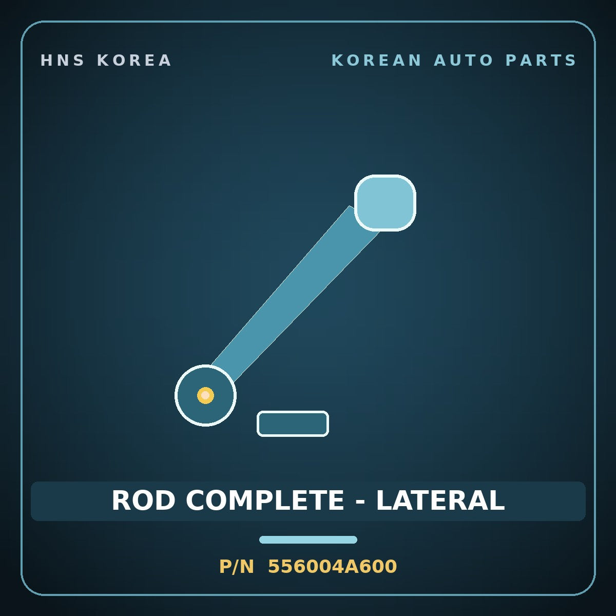 Genuine Mobis ROD COMPLETE - LATERAL 556004A600 for Starex 2004 HNS Parts Korea