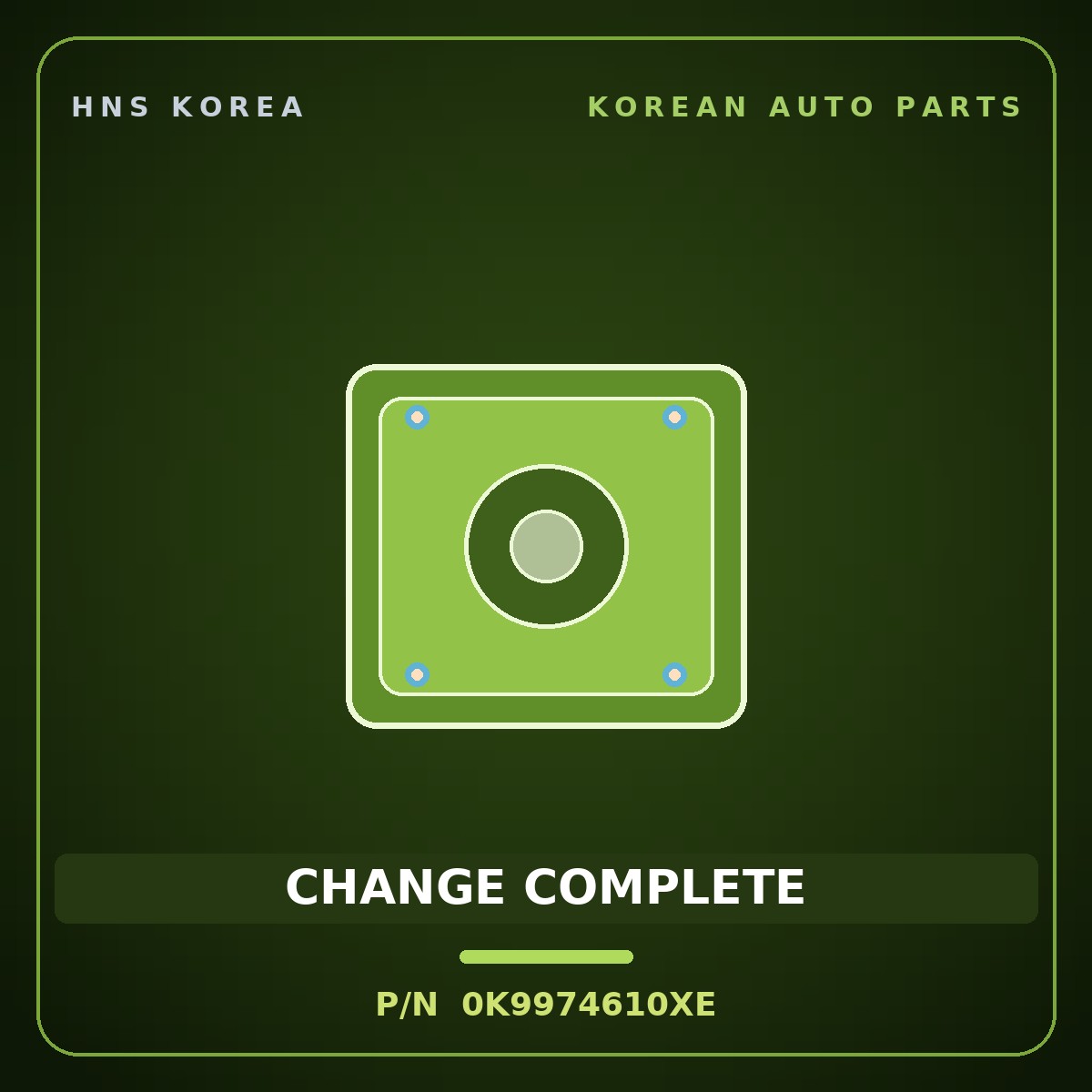 Genuine Mobis CHANGE COMPLETE 0K9974610XE for Potentia 1997 HNS Parts Korea