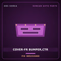 Genuine Mobis COVER-FR BUMPER,CTR 865231G600 for Pride 2006 HNS Parts Korea