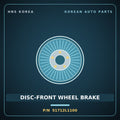 Genuine Mobis DISC-FRONT WHEEL BRAKE 51712L1100 for Grandeur 2021 HNS Parts Korea