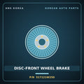 Genuine Mobis DISC-FRONT WHEEL BRAKE 517121W250 for Pride 2012 HNS Parts Korea
