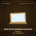 Genuine Mobis RUN-RR DR WINDOW GLASS,RH 83540KL000 for Ioniq 6 2023 HNS Parts Korea