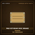 Genuine Mobis PAD KIT-REAR DISC BRAKE 583023XA30 for Elantra 2011 HNS Parts Korea