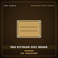 Genuine Mobis PAD KIT-REAR DISC BRAKE 58302EVA00 for EV3 2024 HNS Parts Korea