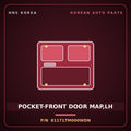 Genuine Mobis POCKET-FRONT DOOR MAP,LH 811717M000WDN for Pavise 2019 HNS Parts Korea