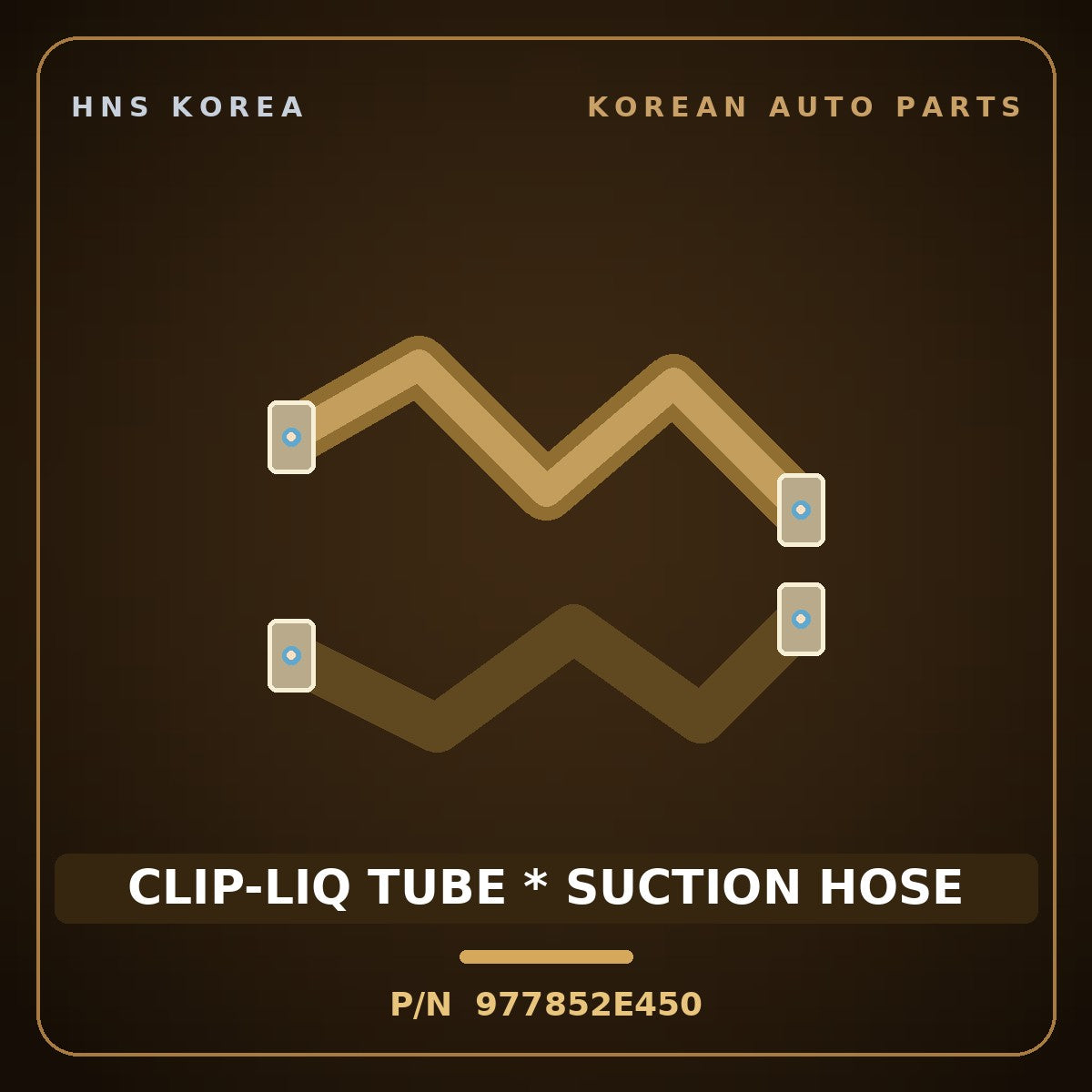 Genuine Mobis CLIP-LIQ TUBE * SUCTION HOSE 977852E450 for Tucson 2006 HNS Parts Korea