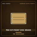 Genuine Mobis PAD KIT-FRONT DISC BRAKE 58101CUA00 for Genesis GV60 2021 HNS Parts Korea