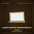 Genuine Mobis GLASS-QUARTER WINDOW REAR,LH 8637243710 for Grace 1995 HNS Parts Korea