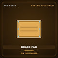 Genuine Mobis PAD KIT-DISC BRAKE 581256E000 Hyundai Kia part HNS Korea