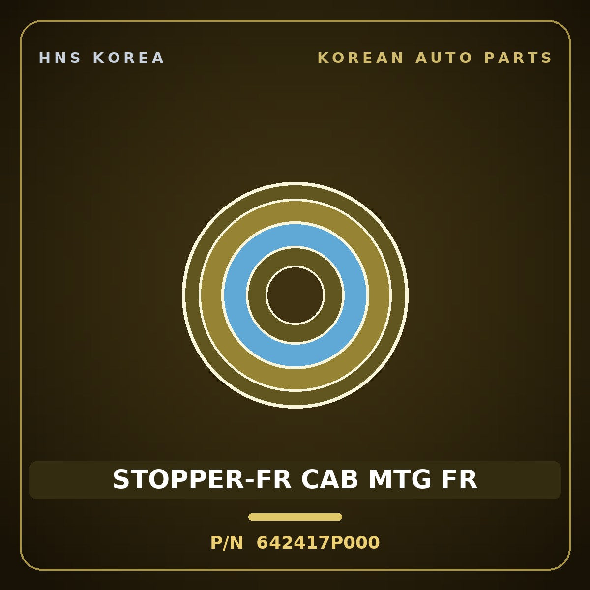 Genuine Mobis STOPPER-FR CAB MTG FR 642417P000 for Trago 2013 HNS Parts Korea
