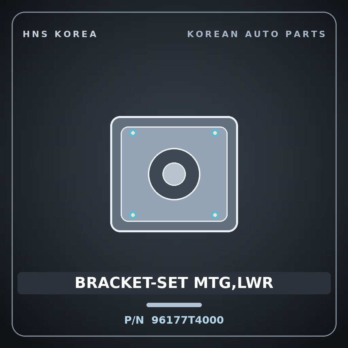 Genuine Mobis BRACKET-SET MTG,LWR 96177T4000 for G90 2022 HNS Parts Korea
