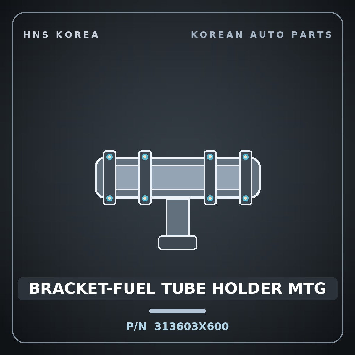Genuine Mobis BRACKET-FUEL TUBE HOLDER MTG 313603X600 for Elantra 2014 HNS Parts Korea
