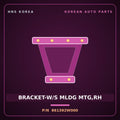 Genuine Mobis BRACKET-W/S MLDG MTG,RH 861392W000 for Maxcruz 2012 HNS Parts Korea