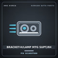 Genuine Mobis BRACKET-H/LAMP MTG SUPT,RH 921603T000 for K9 2011 HNS Parts Korea