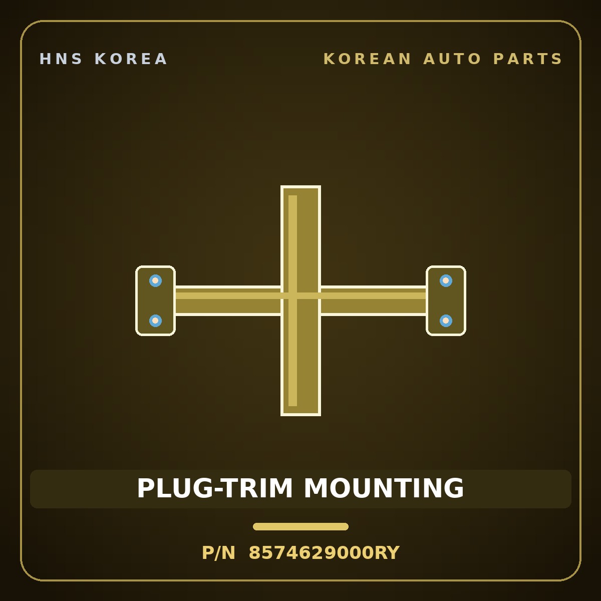 Genuine Mobis PLUG-TRIM MOUNTING 8574629000RY for Elantra 2012 HNS Parts Korea