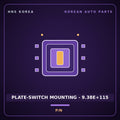 Genuine Mobis PLATE-SWITCH MOUNTING - 9.38E+115  for Express 2019 HNS Parts Korea