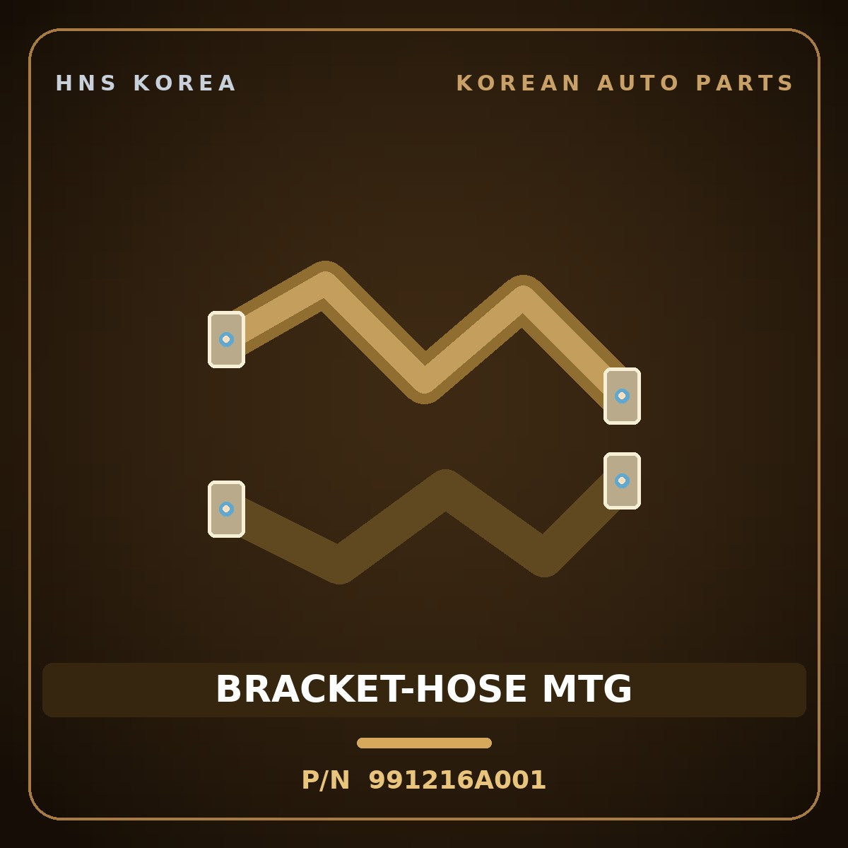 Genuine Mobis BRACKET-HOSE MTG 991216A001 for 5-Ton Truck 1997 HNS Parts Korea