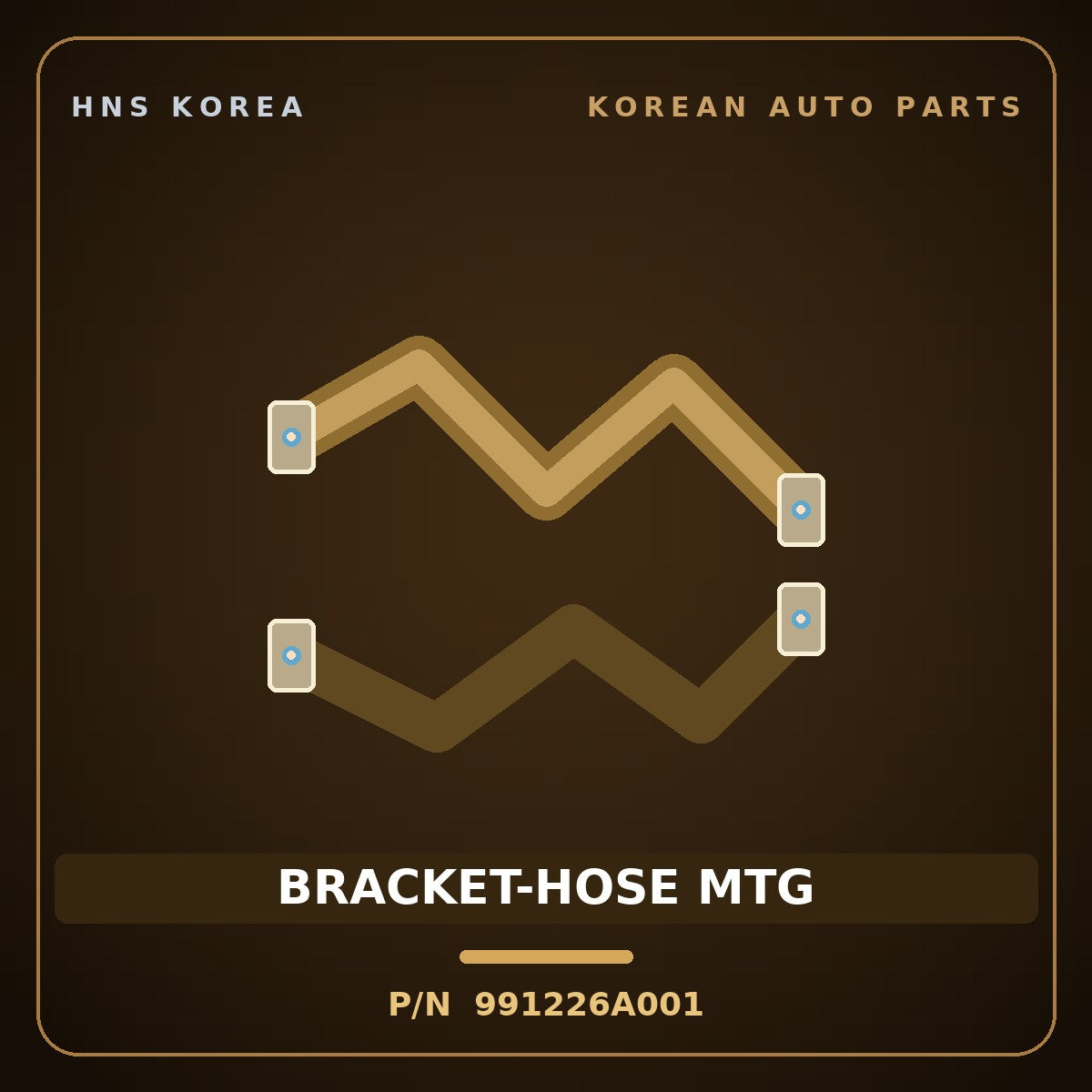 Genuine Mobis BRACKET-HOSE MTG 991226A001 for 5-Ton Truck 1997 HNS Parts Korea