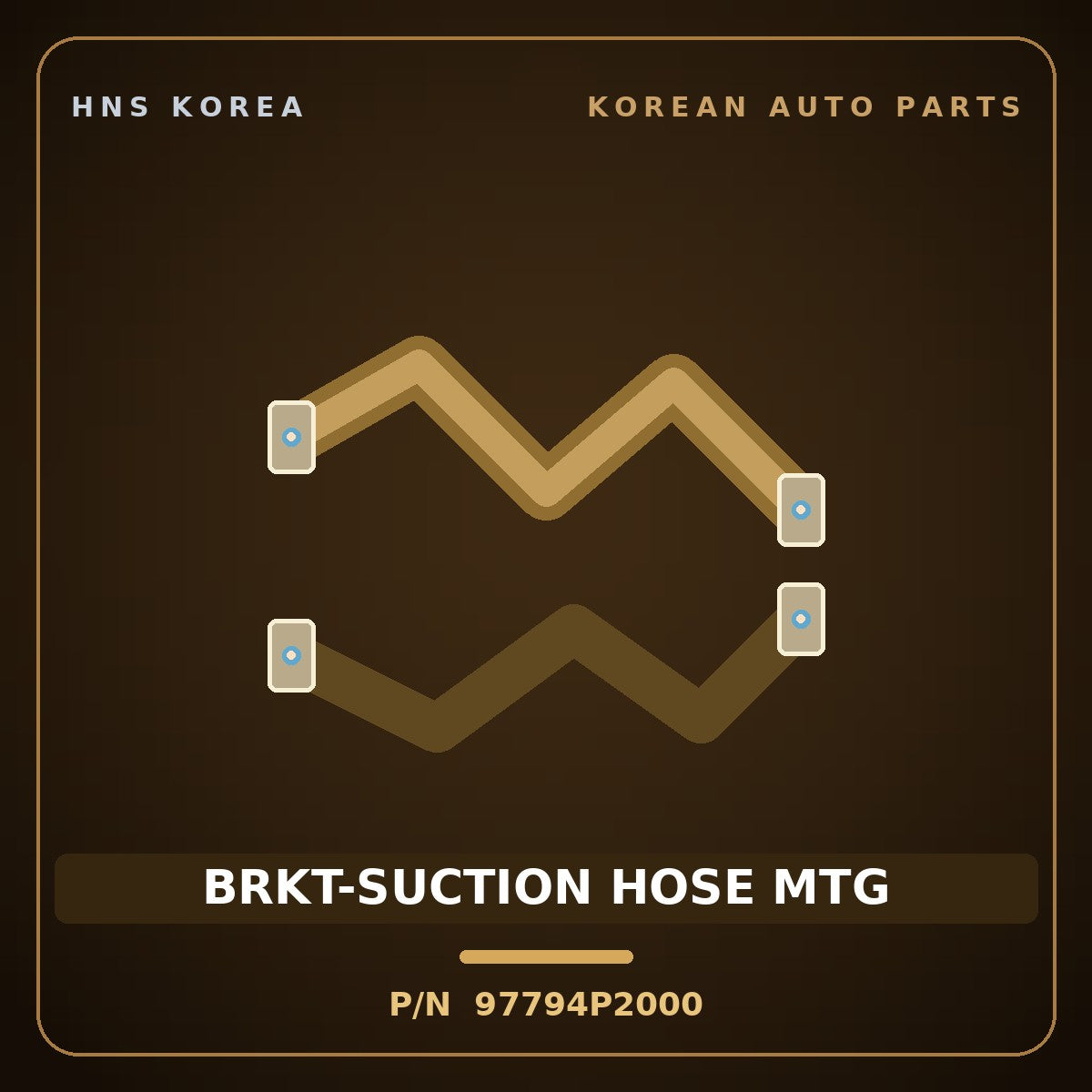 Genuine Mobis BRKT-SUCTION HOSE MTG 97794P2000 for Santa Fe 2020 HNS Parts Korea