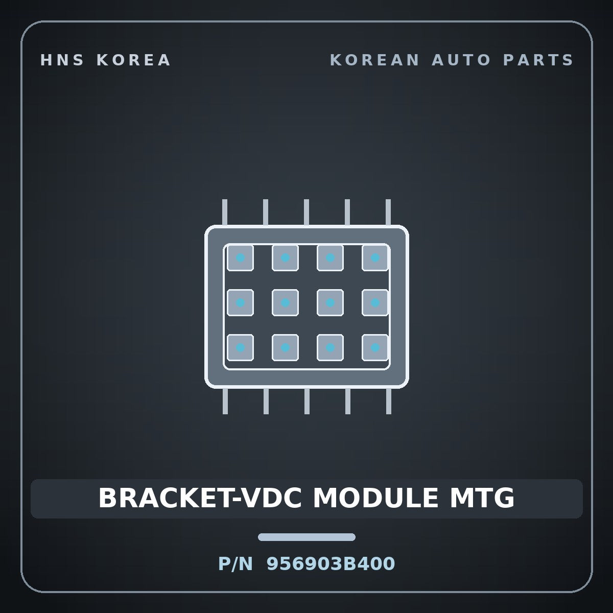Genuine Mobis BRACKET-VDC MODULE MTG 956903B400 for Equus 2006 HNS Parts Korea