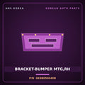 Genuine Mobis BRACKET-BUMPER MTG,RH 0K6B050040B for Bongo 1997 HNS Parts Korea
