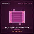 Genuine Mobis BRACKET-RADIATOR MTG,RH 253727B700 for 8-Ton Truck 2000 HNS Parts Korea