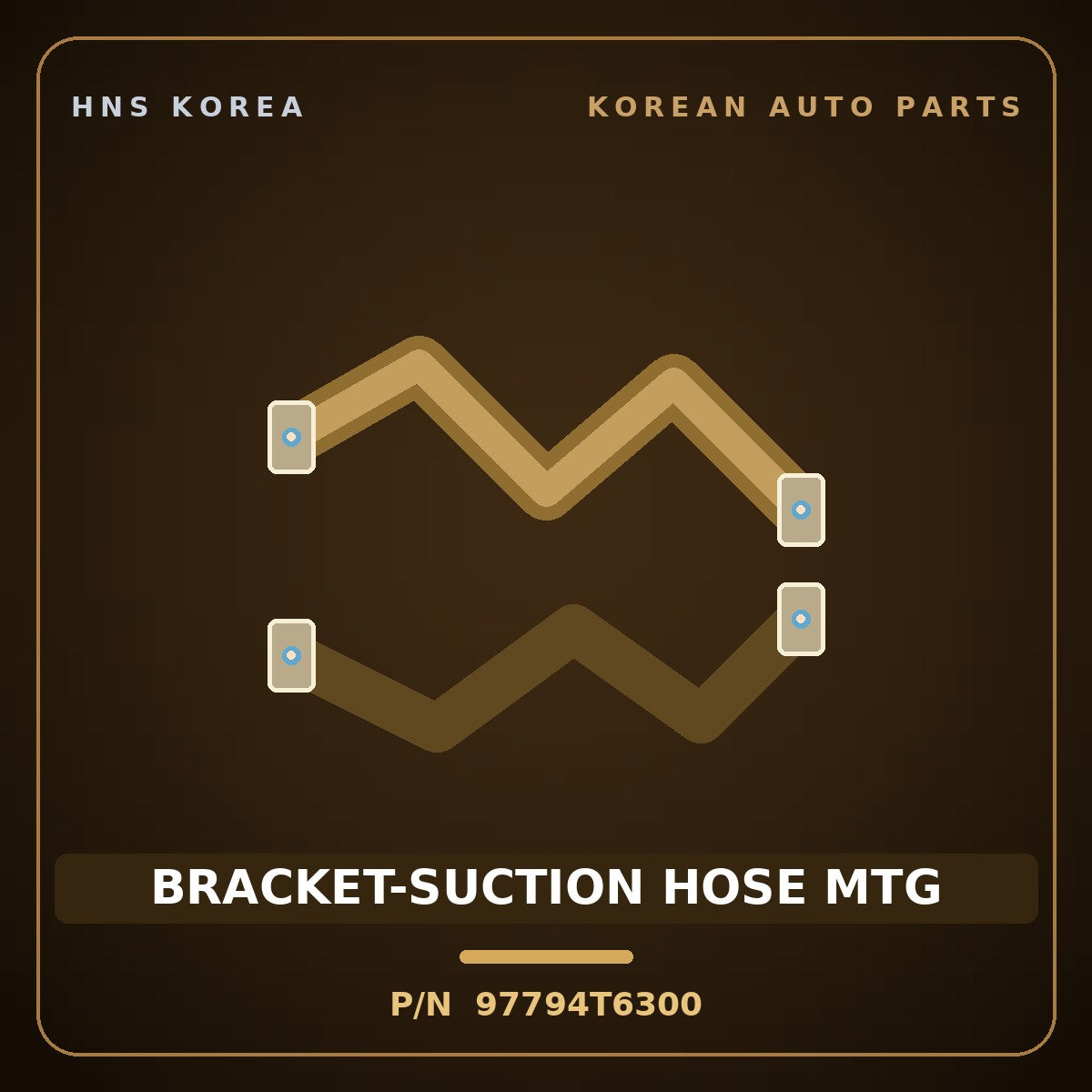 Genuine Mobis BRACKET-SUCTION HOSE MTG 97794T6300 for Genesis GV80 2020 HNS Parts Korea