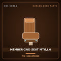 Genuine Mobis MEMBER-2ND SEAT MTG,LH 65612P6000 for Santa Fe 2024 HNS Parts Korea