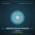 Genuine Mobis BRACKET-PULLEY MTG,RH 256708A300 for Aero Queen 2004 HNS Parts Korea