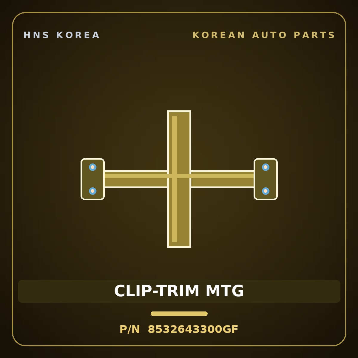 Genuine Mobis CLIP-TRIM MTG 8532643300GF for Equus 2006 HNS Parts Korea