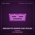 Genuine Mobis BRACKET-FR BUMPER SIDE MTG,RH 865162T000 for K5 2011 HNS Parts Korea