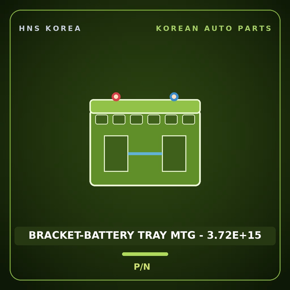 Genuine Mobis BRACKET-BATTERY TRAY MTG - 3.72E+15  for Bongo 2002 HNS Parts Korea