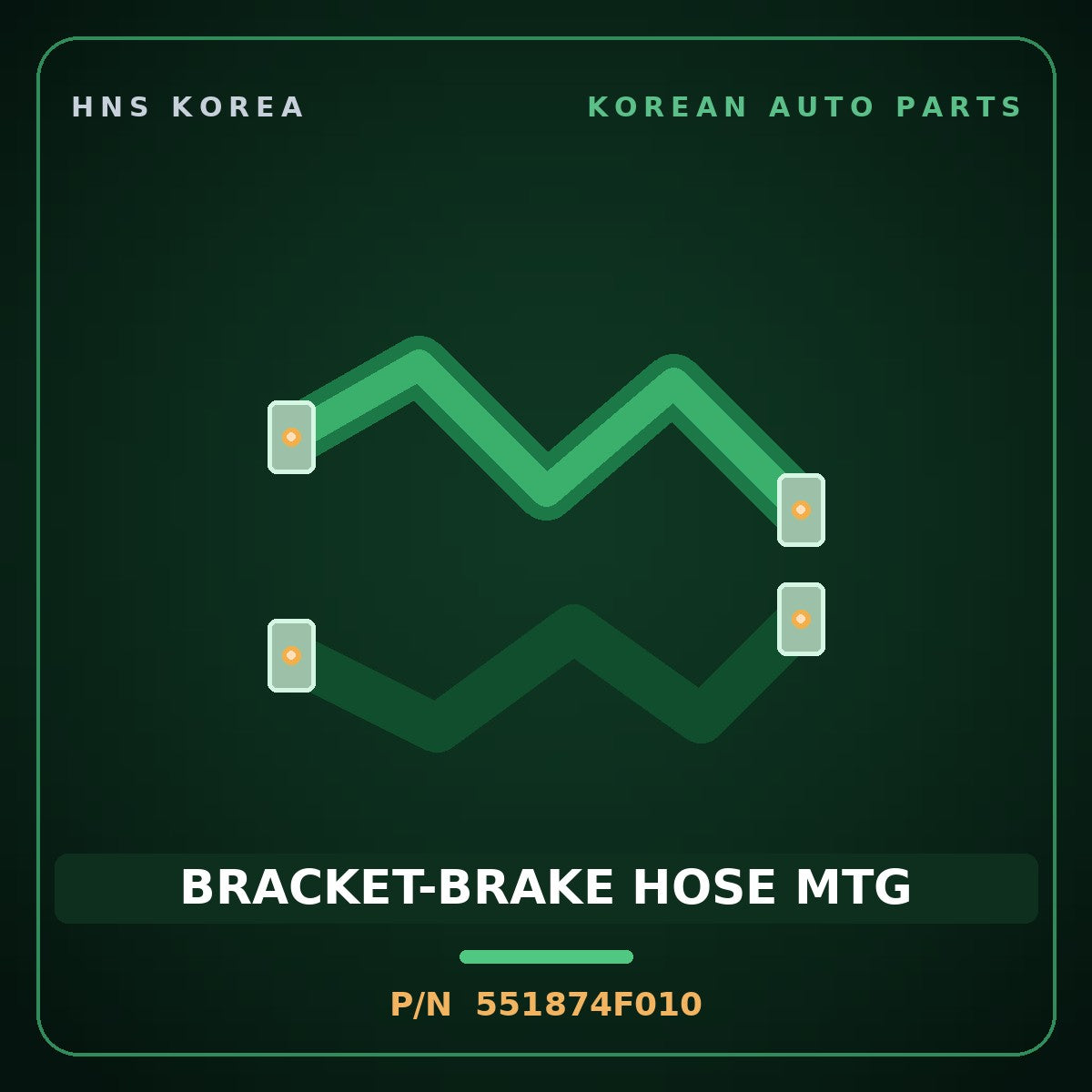 Genuine Mobis BRACKET-BRAKE HOSE MTG 551874F010 for Porter 2004 HNS Parts Korea