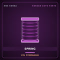 Genuine Mobis SPRING 578558A100 for 11-Ton Truck 1997 HNS Parts Korea