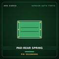 Genuine Mobis PAD-REAR SPRING 5522662001 for 5-Ton Truck 1997 HNS Parts Korea