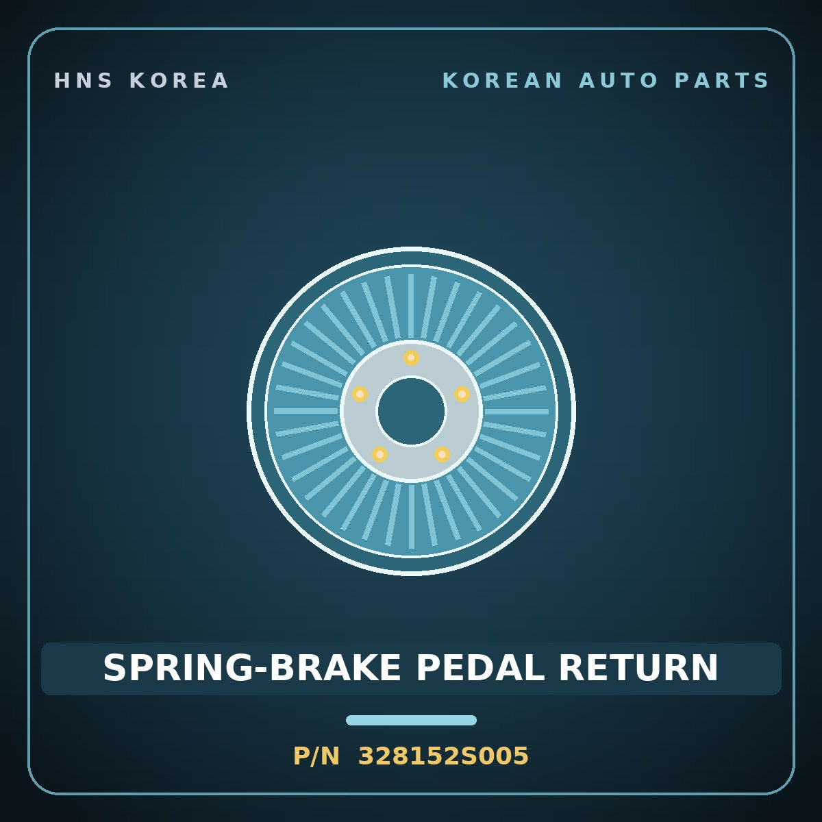 Genuine Mobis SPRING-BRAKE PEDAL RETURN 328152S005 for Sportage 2014 HNS Parts Korea