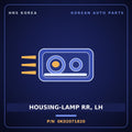 Genuine Mobis HOUSING-LAMP RR, LH 0K02071820 for Sportage 2000 HNS Parts Korea