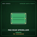 Genuine Mobis PAD-REAR SPRING,LWR 553523B100 for Equus 2006 HNS Parts Korea