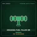 Genuine Mobis HOUSING-FUEL FILLER DR 815952M000 for Genesis Coupe 2008 HNS Parts Korea