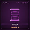 Genuine Mobis SPRING MB366718 for Galloper 2000 HNS Parts Korea