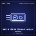 Genuine Mobis LENS & HSG-RR COMB O/S LAMP,LH 924111F002 for Sportage 2006 HNS Parts Korea