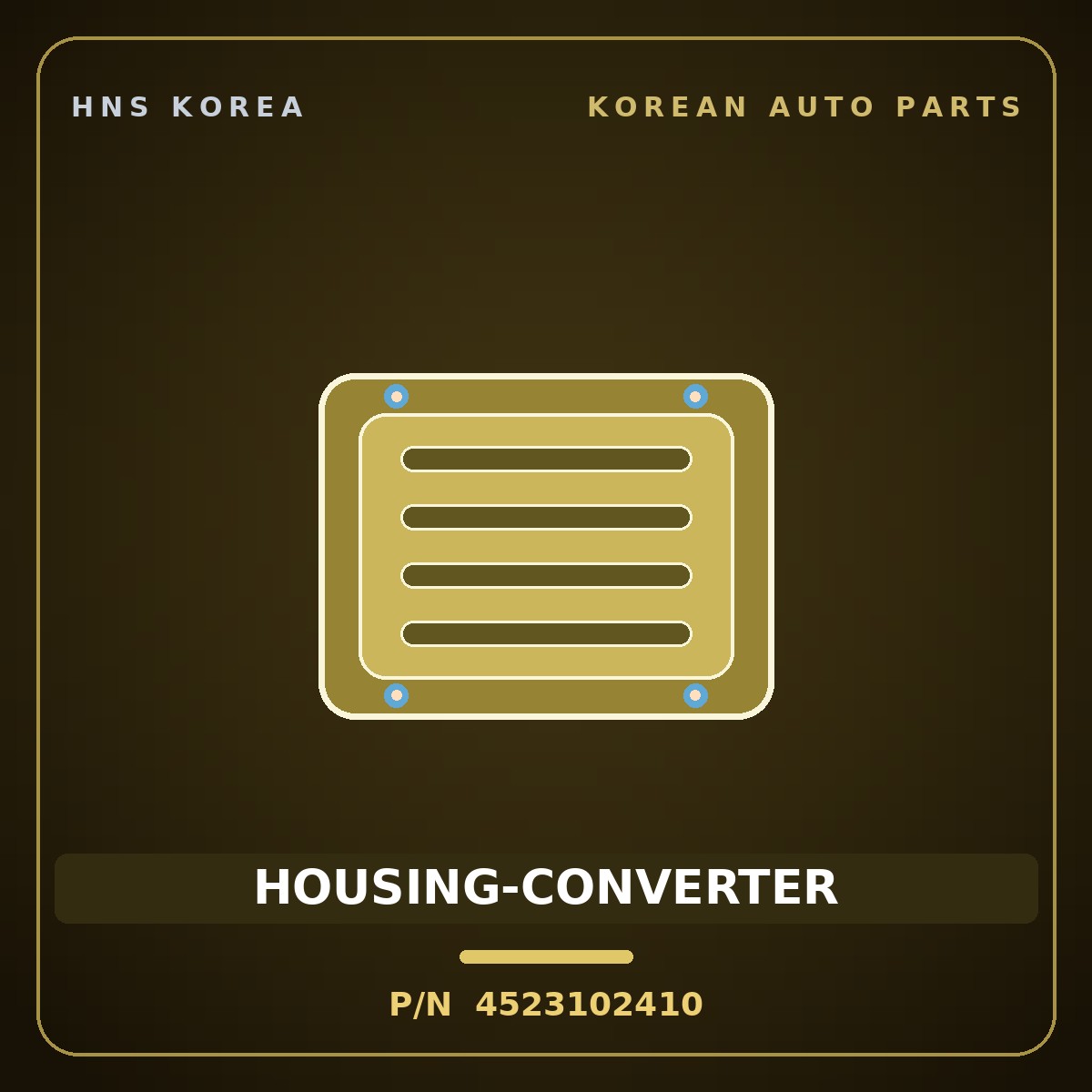 Genuine Mobis HOUSING-CONVERTER 4523102410 for Casper 2011 HNS Parts Korea