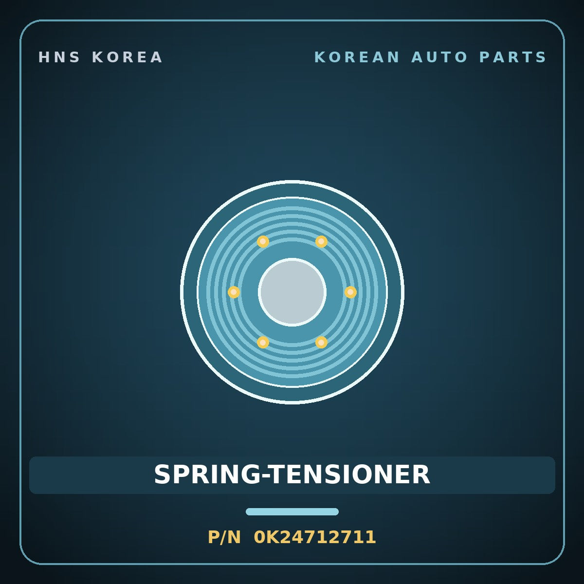 Genuine Mobis SPRING-TENSIONER 0K24712711 for Carens 1997 HNS Parts Korea